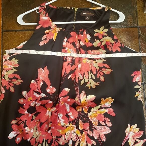 Dana Buchman Silk Floral Dress - Picture 10 of 13